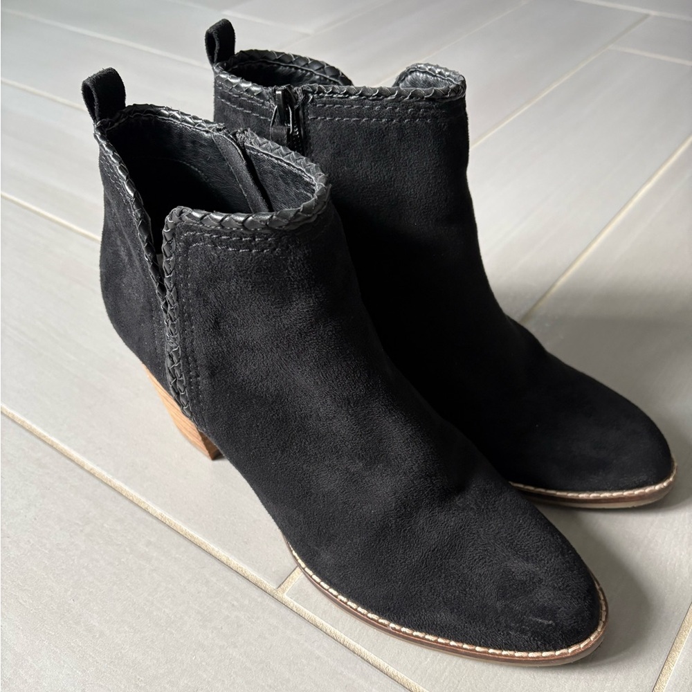 DV by Dolce Vita Black Suede Booties